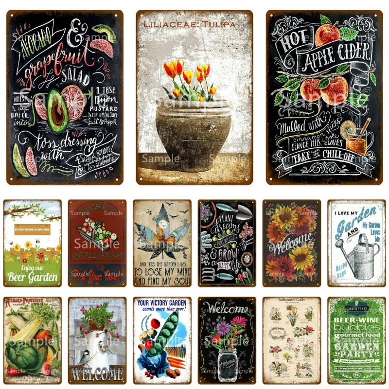 Wine Beer Garden - Aproveite nosso jardim cozinha flores metal