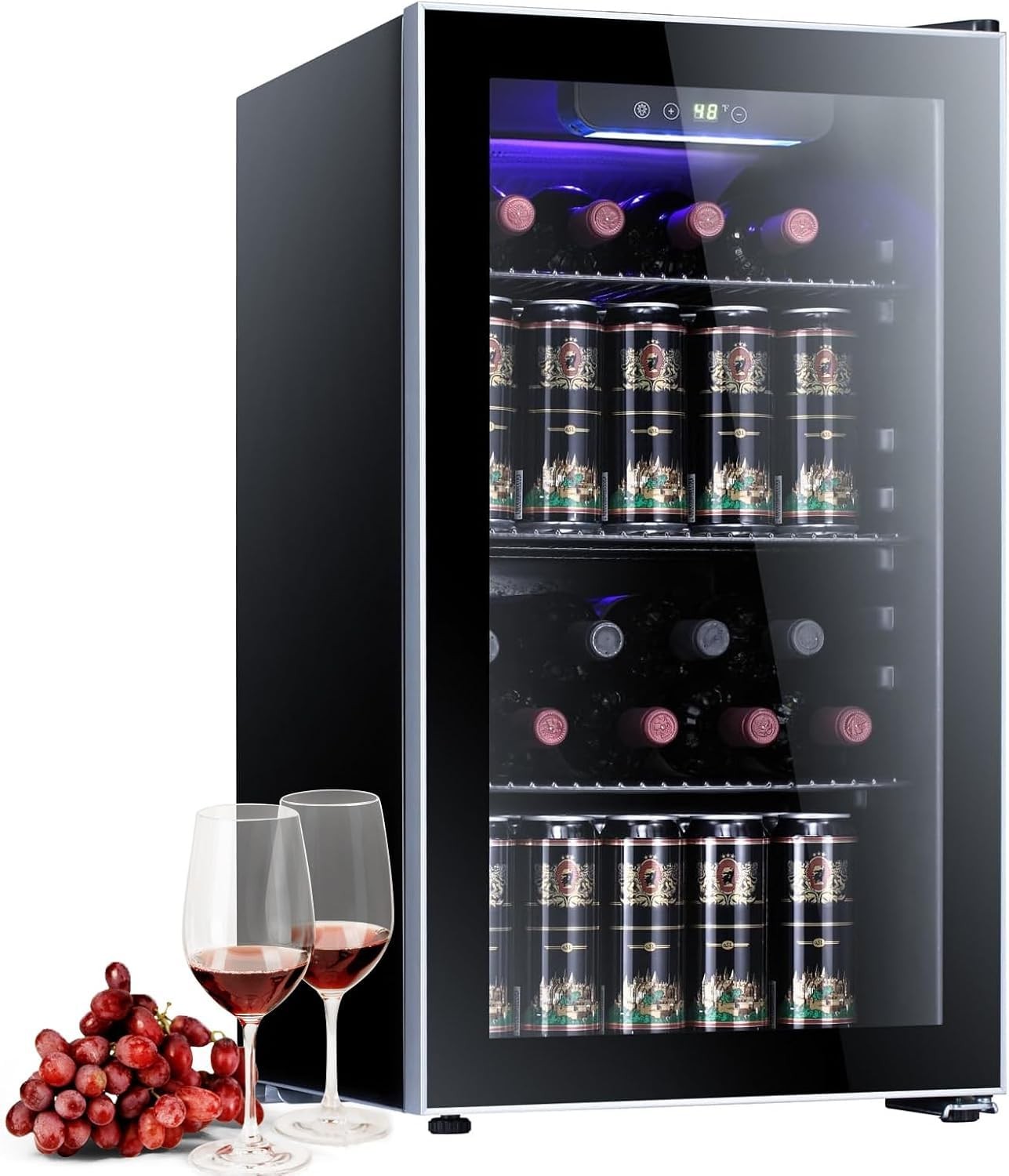 Wine Beer Fridge Cabinet - 3.0cu. Mini Adega Refrigerada para Vinhos