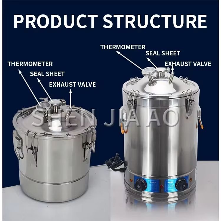 Wine Beer Distillation - Destilador de Álcool em Aço Inoxidável