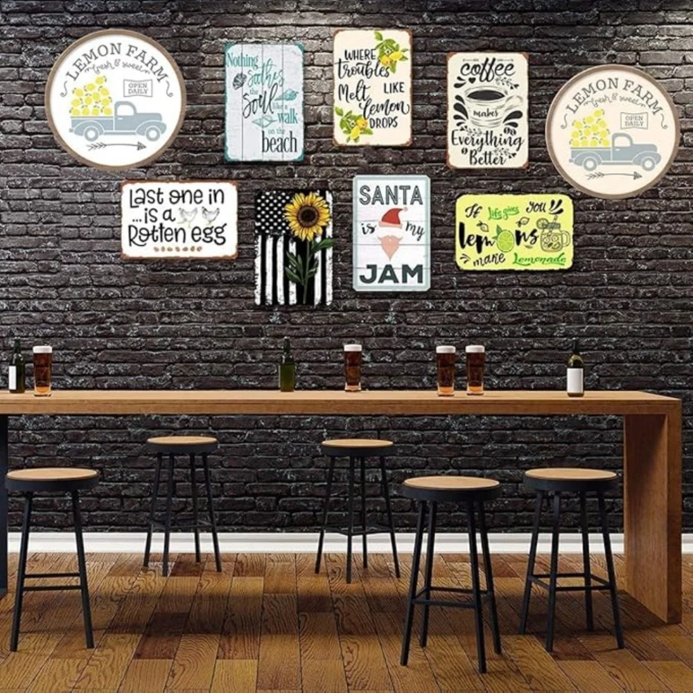 CIFbuy 1 peça Placa de Metal P - Wine In Beer Name avaliação e preço