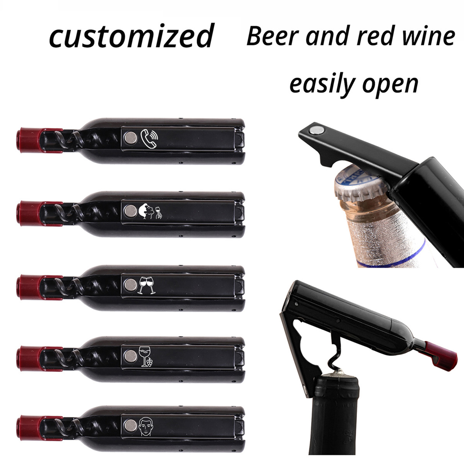 Abridor de Garrafa em Forma de - Wine In Beer Name avaliação e preço
