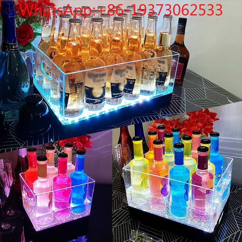 Balde de Gelo Luminoso Quadrad - Wine Beer Champagne avaliação e preço