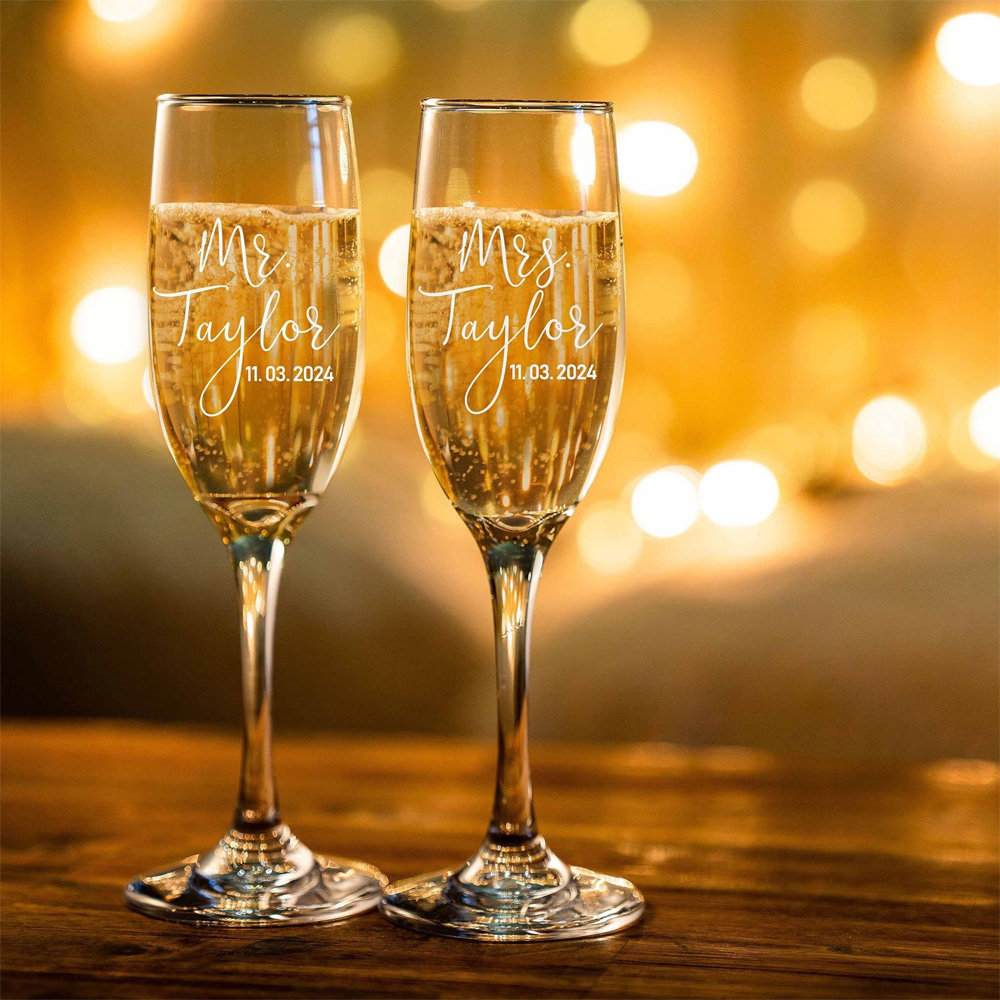 Flautas de champanhe personali - Champagne Flute Pair avaliação e preço