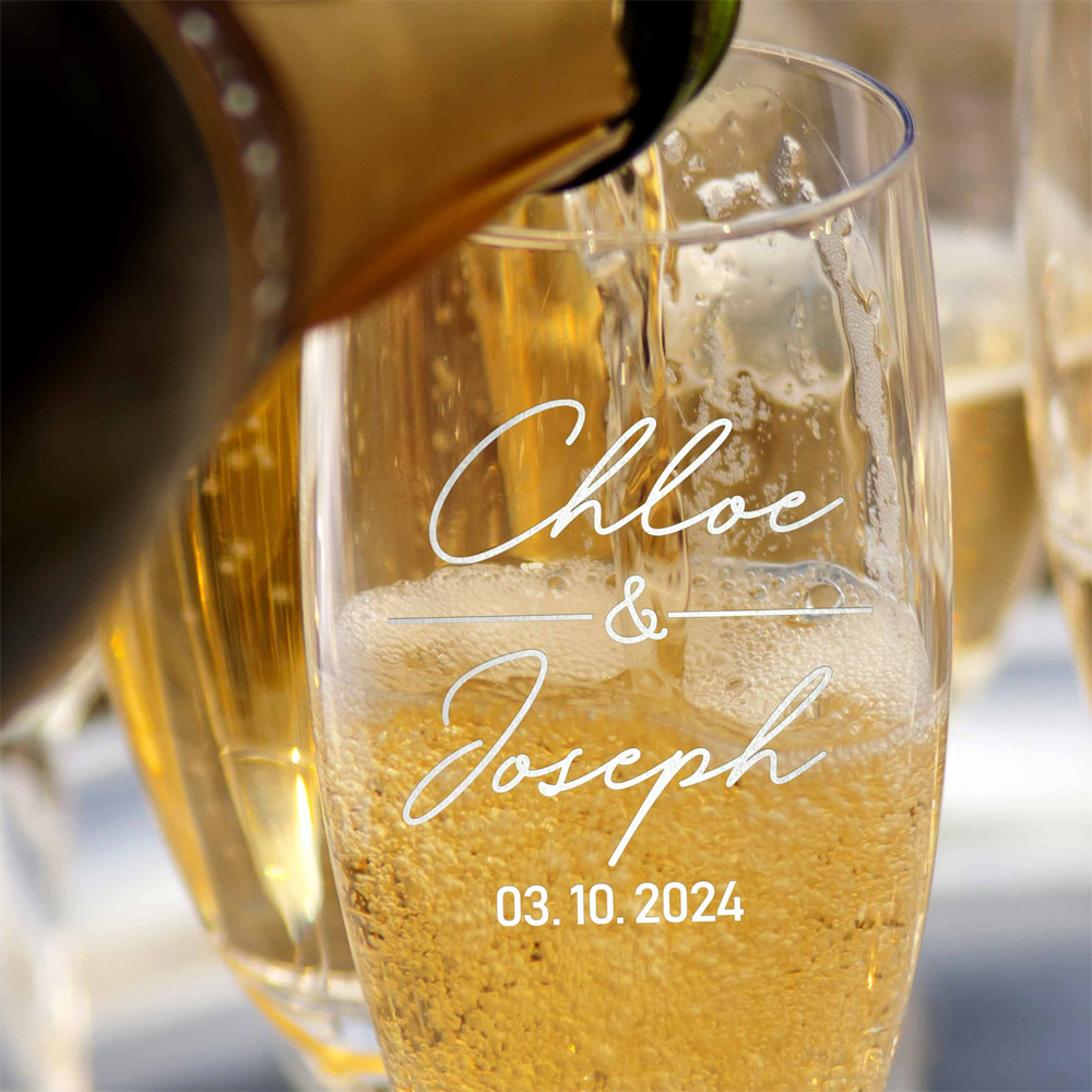 Flautas de champanhe personali - Champagne Flute Pair avaliação e preço