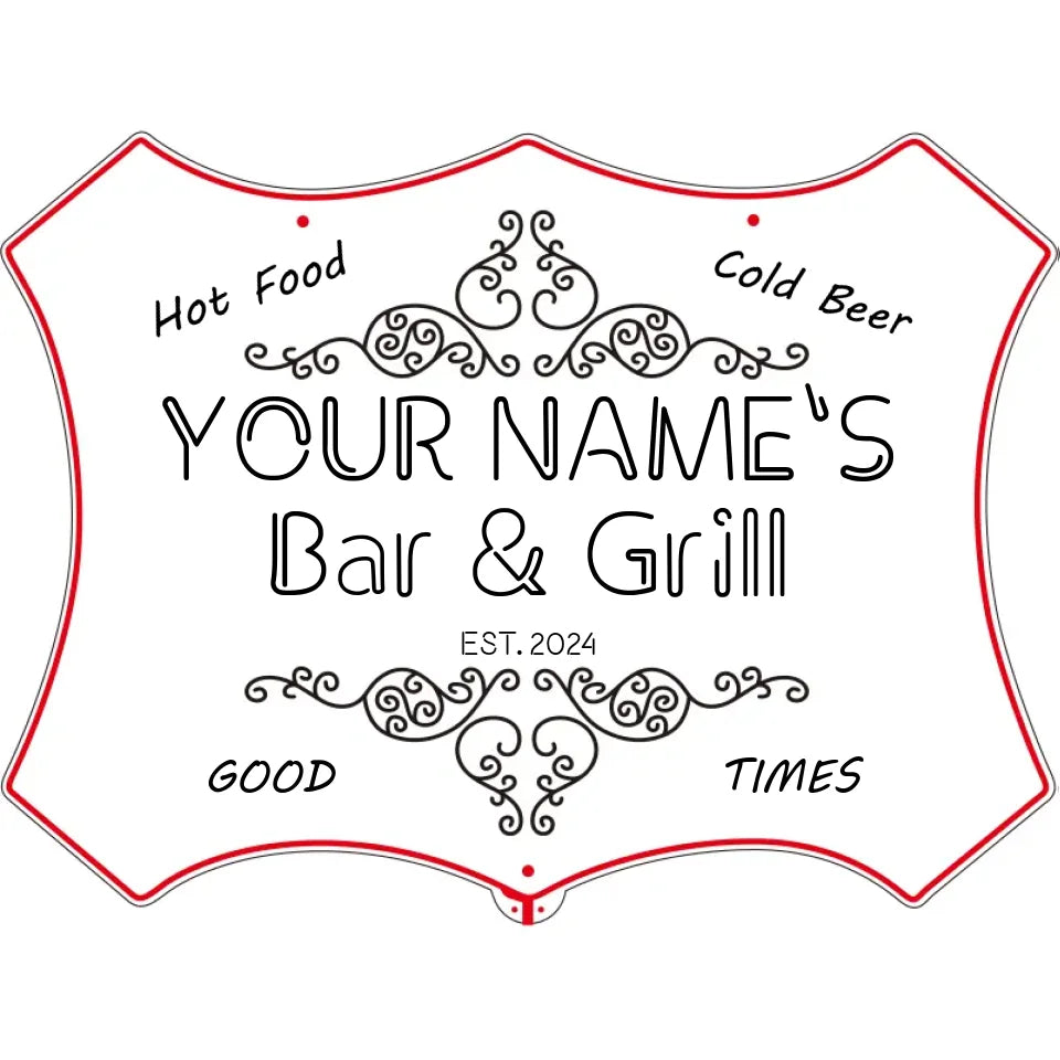 Personalizado seu nome Bar & G - Wine In Beer Name avaliação e preço