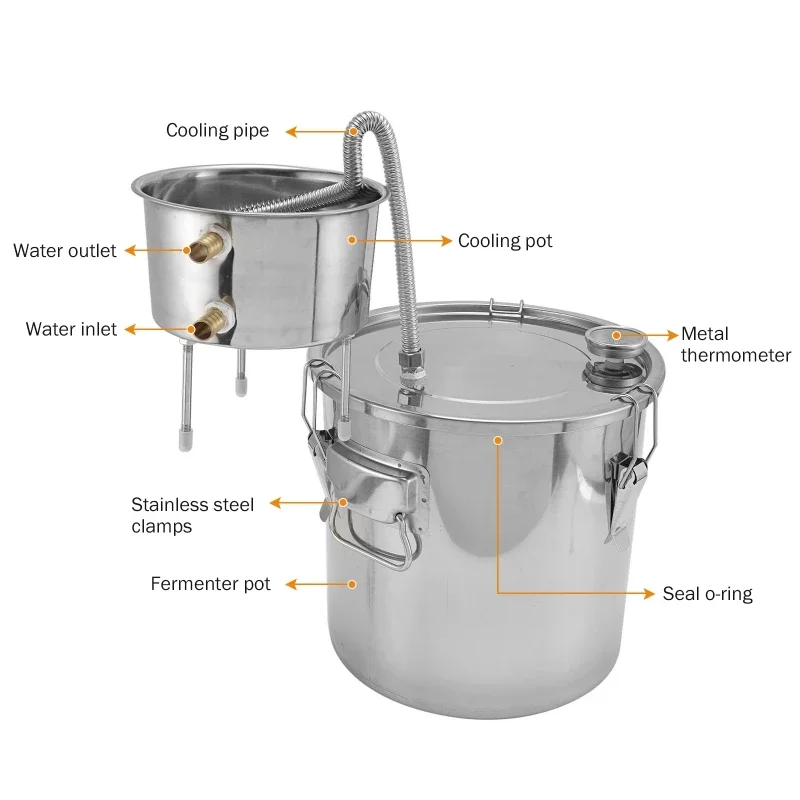 Destilador de Álcool 22L para  - Wine Beer Distillation avaliação e preço