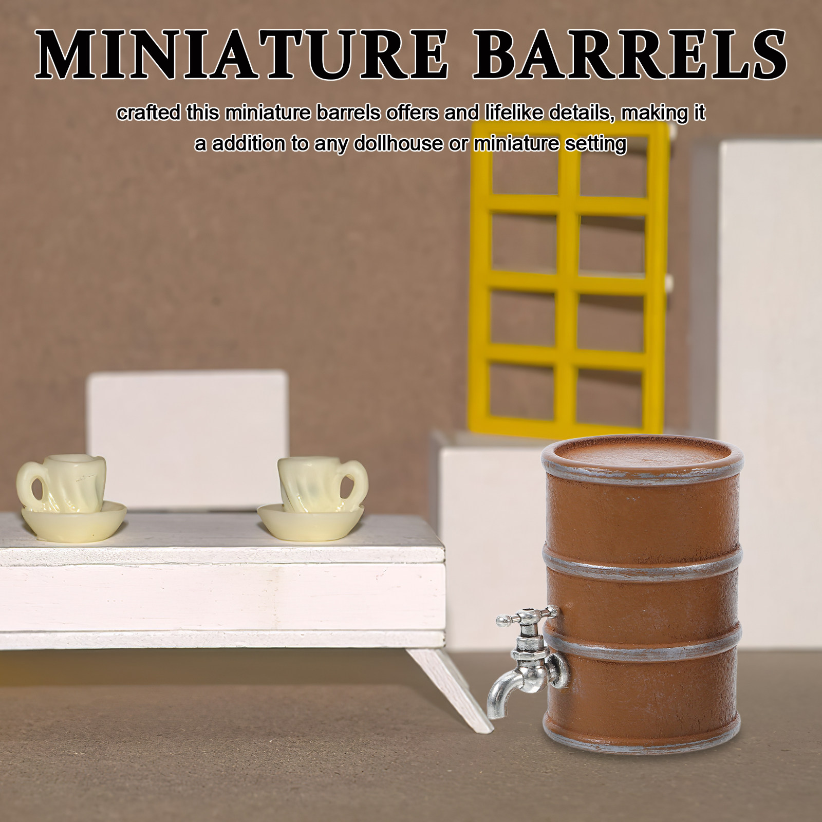 2 Peças de Mini Barris de Made - Wine Beer Garden avaliação e preço