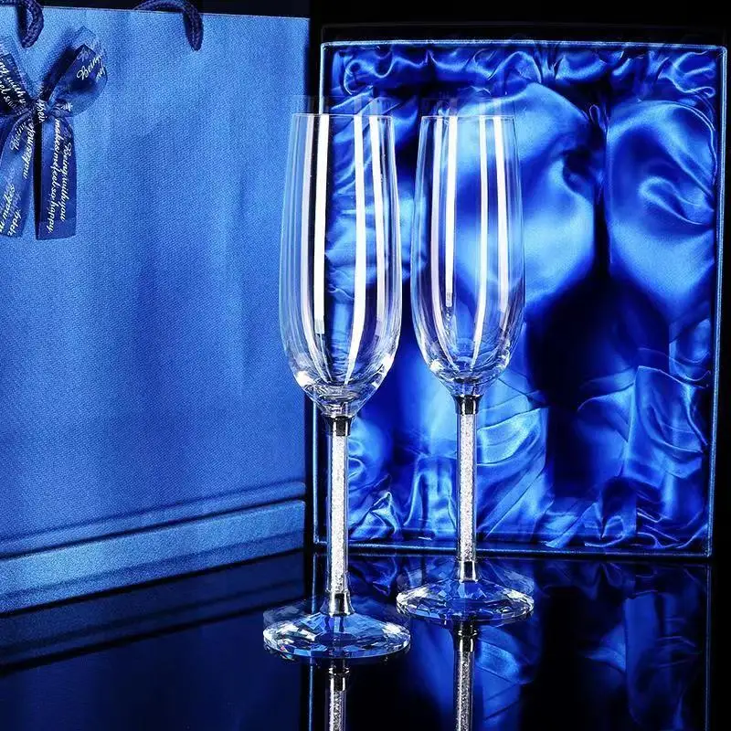 Vidro De Vinho De Casamento Cr - Champagne Flute Pair avaliação e preço